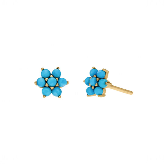 Turquoise Floral Ring