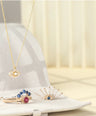 14K Gold 0.36 Ct. Genuine Diamond 22 mm Rising Sun Earrings Fine Jewelry