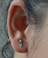 Diamond Emeralds Earrings