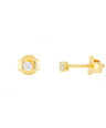 14K Gold 0.10 Ct. Genuine Diamond VS Clarity F-G Color Stud Earring Fine Jewelry