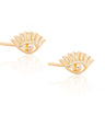 Evil Eye Gold Studs