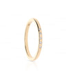 14K Gold 0.05 Ct. Genuine Diamonds Round Engagement Band Ring Fine Jewelry