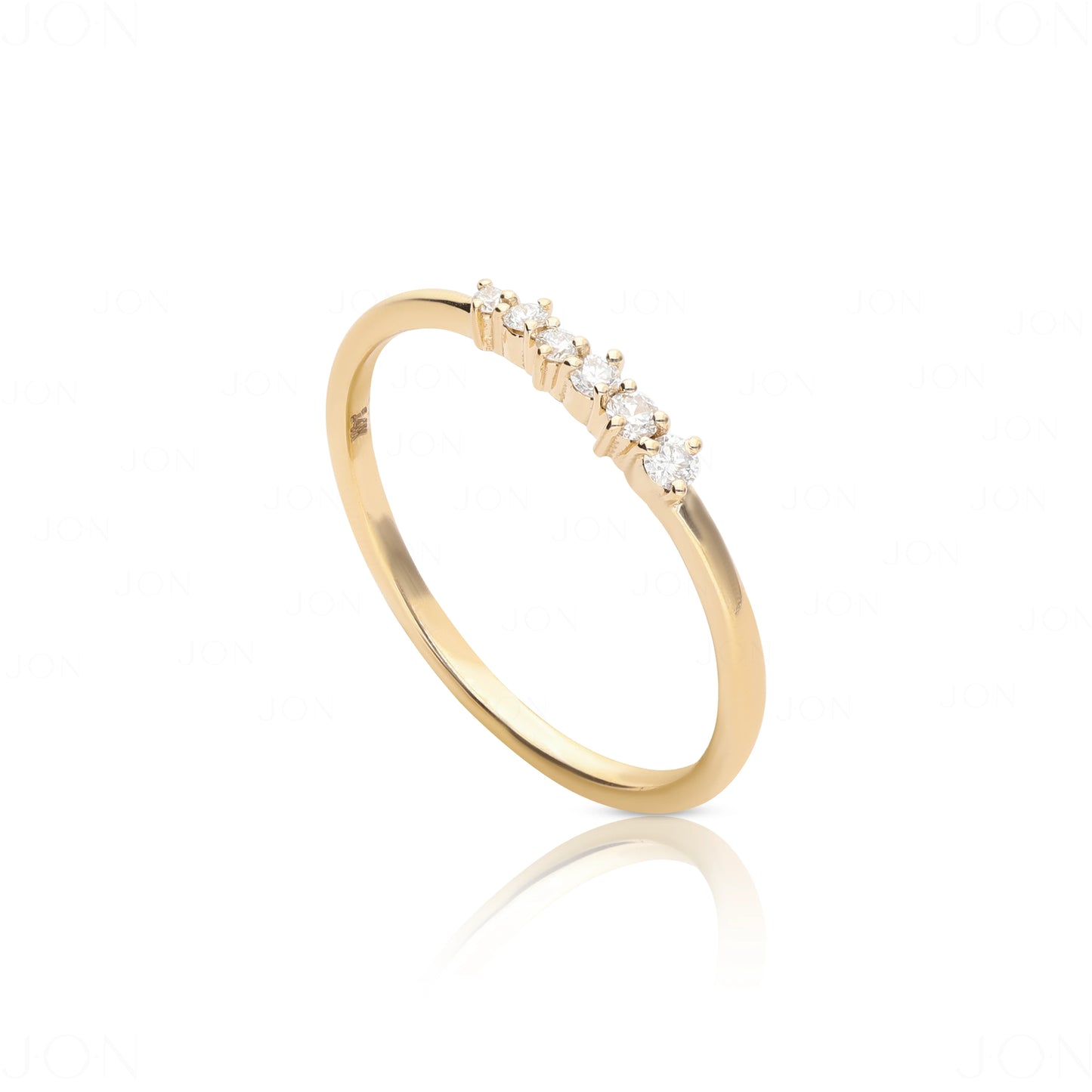 14K Gold 0.10 Ct. Genuine Diamond Cluster Wedding Bridal Ring Fine Jewelry