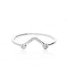 14K Gold 0.09 Ct. Genuine Diamond Minimalist Stacking Ring Fine Jewelry