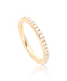 14K Gold 0.15 Ct. Genuine Diamond Wedding Engagement Band Ring Fine Jewelry Gift