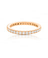 14K Gold 1.25 Ct. Genuine Diamond 2 mm Eternity Wedding Band Ring Fine Jewelry