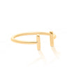 14K Solid Plain Gold Open Cuff Ring Handmade Fine Jewelry Size - 3 to 8 US