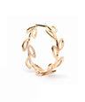 14K Solid Gold Leaf Tree Branch Minimalist Ring Fine Jewelry Size-3 to 8 US