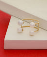 Double Baby Pearl Ring | Open Band