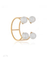 Double Baby Pearl Ring | Open Band