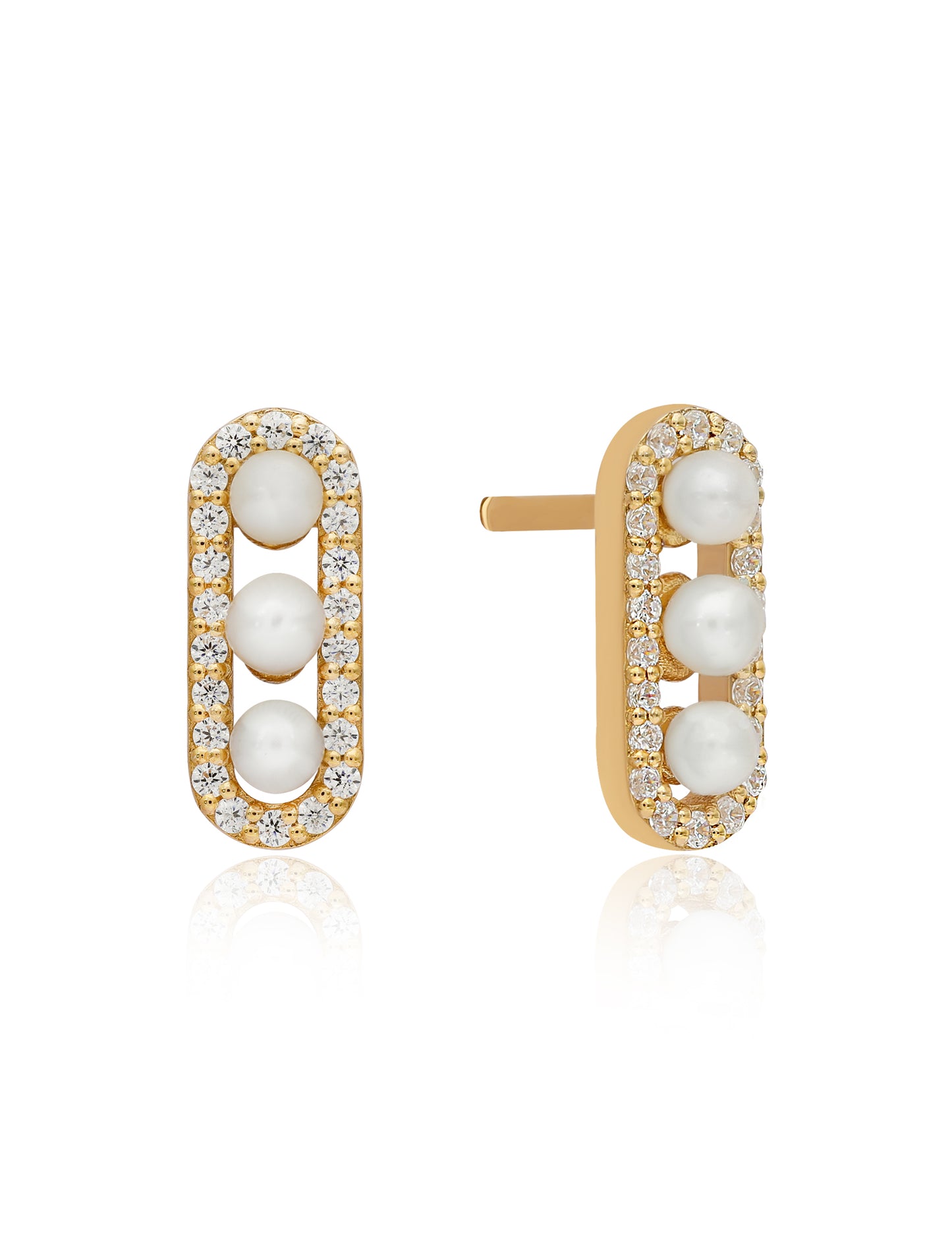 Pearl Song Studs