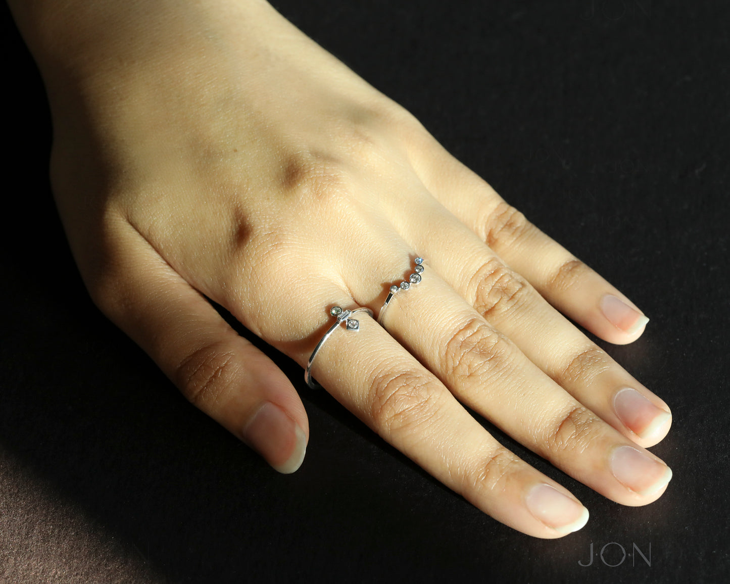 14K Gold 0.08 Ct. Genuine Diamonds Wedding Ring Fine Jewelry Size- 3 to 8 US