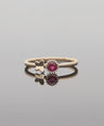 14K Gold 0.35 Ct. Genuine Ruby July Birthstone Art Deco Butterfly Wedding  Ring