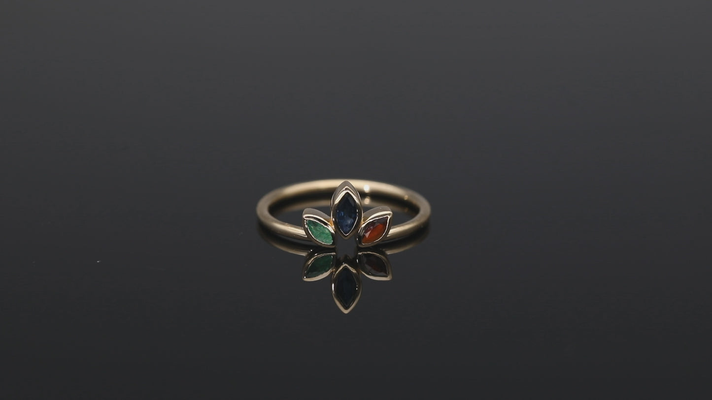 Minimal Gemstone Ring