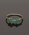 Emerald Crown Creeper Ring