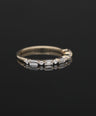 14K Gold 0.30 Ct. Diamond Baguette VS Clarity F Color Band Ring Gfit For Her