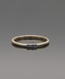 14K Gold Genuine Blue Sapphire Gemstone Wedding Band Ring Fine Jewelry