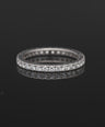 14K Gold 1.25 Ct. Genuine Diamond 2 mm Eternity Wedding Band Ring Fine Jewelry