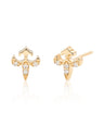 Fleur De Lis Studs