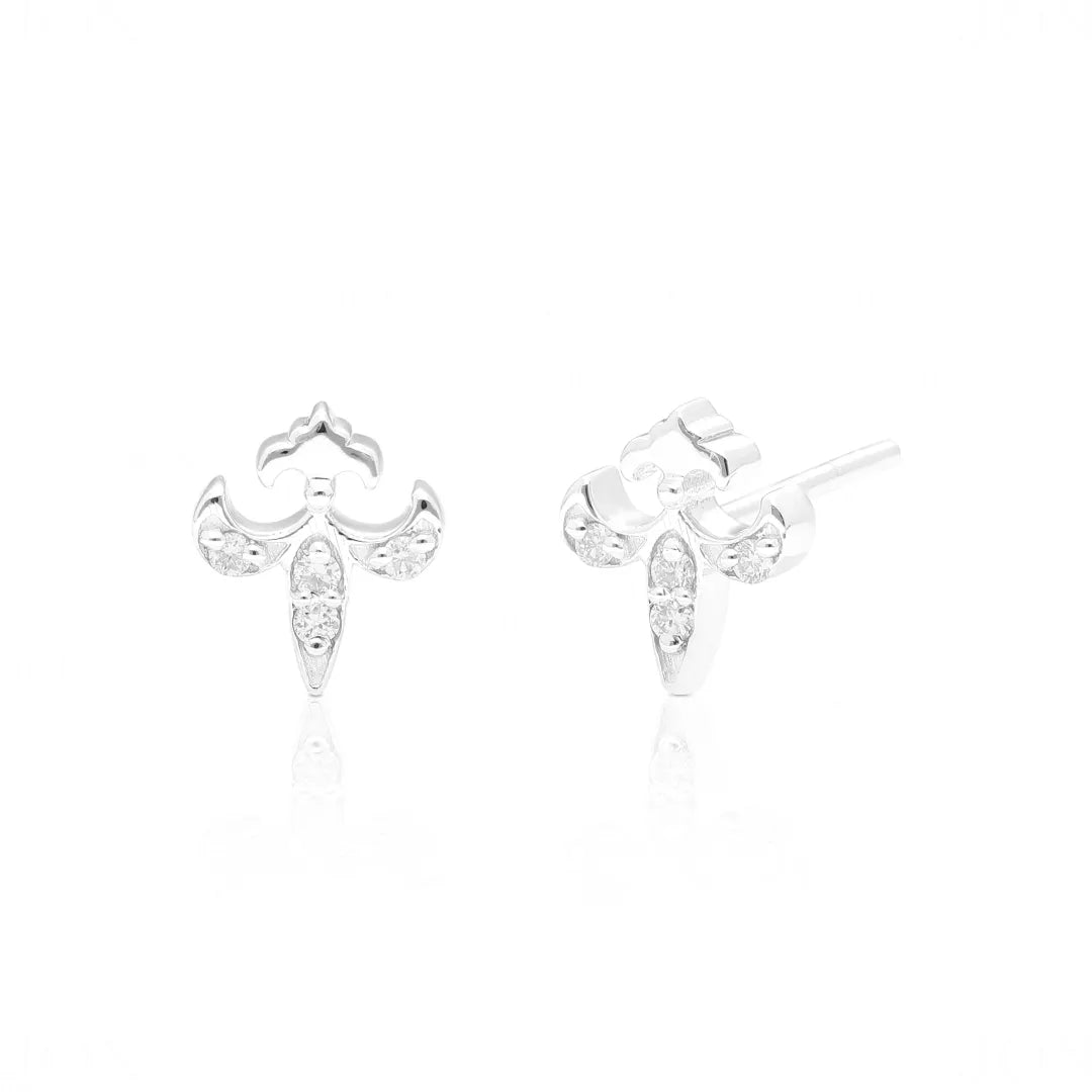 Fleur De Lis Studs