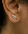 Dainty Leaf Studs