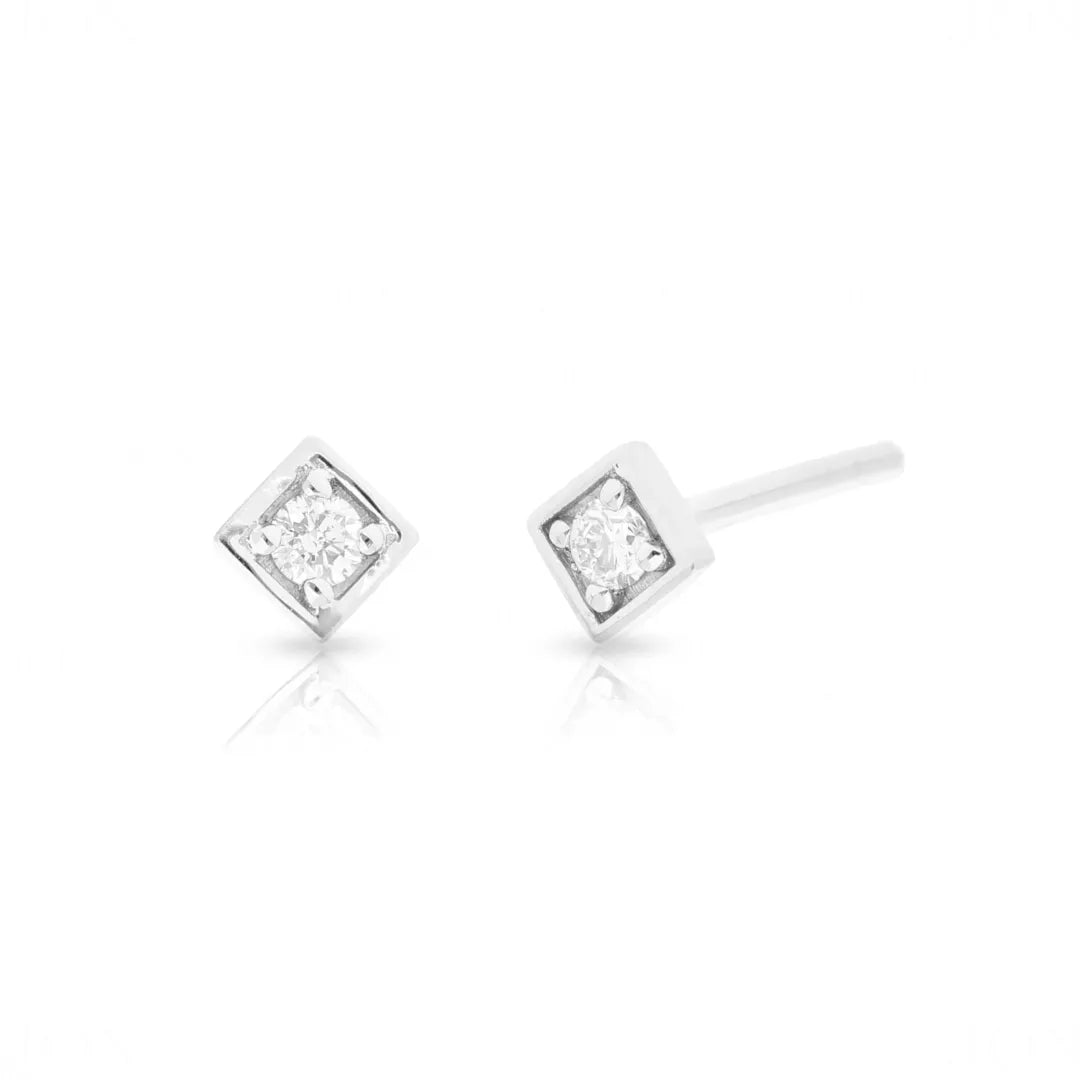 Diamond Rhombus Studs