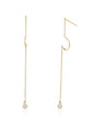 Bar Long Chain Earrings