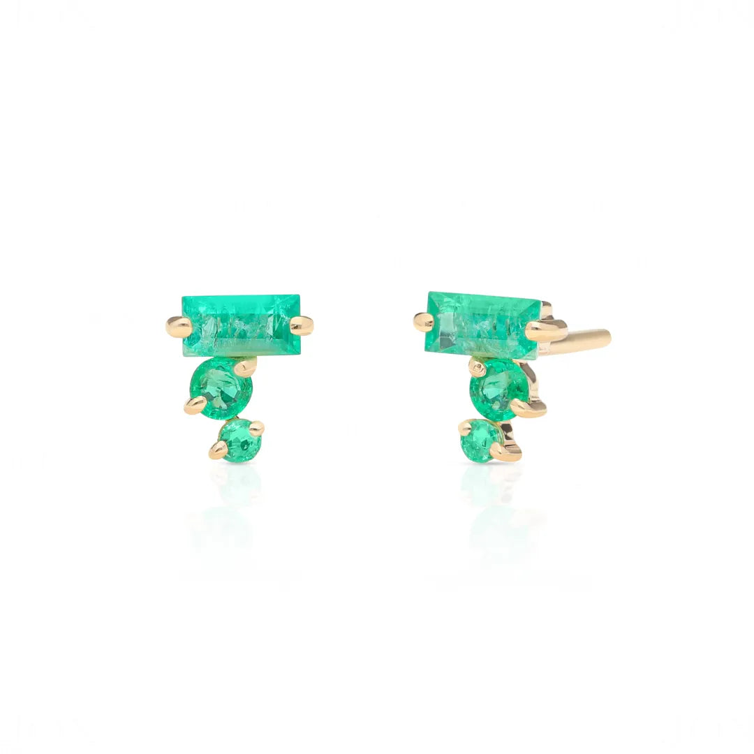 Emerald Studs