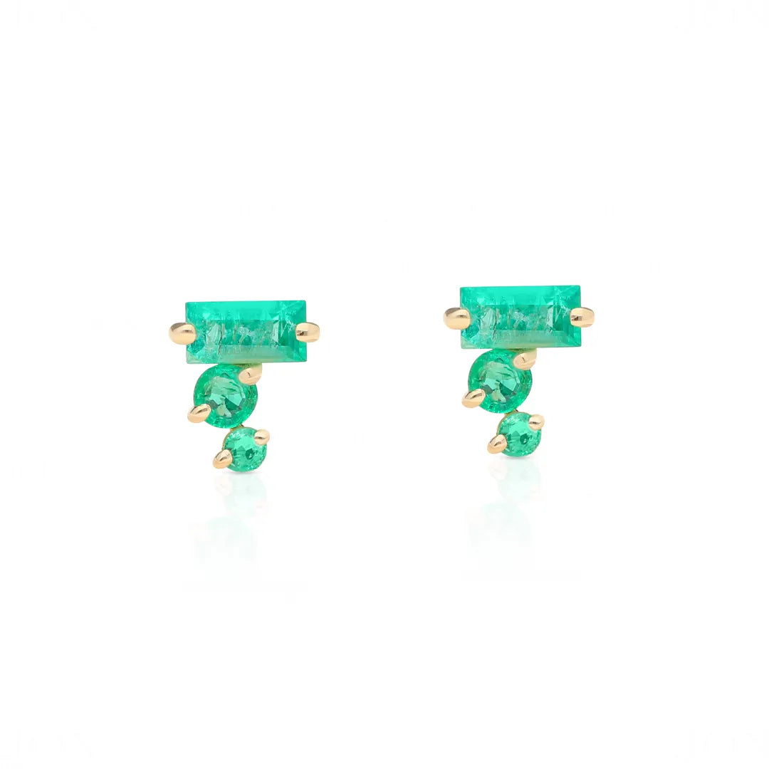 Emerald Studs