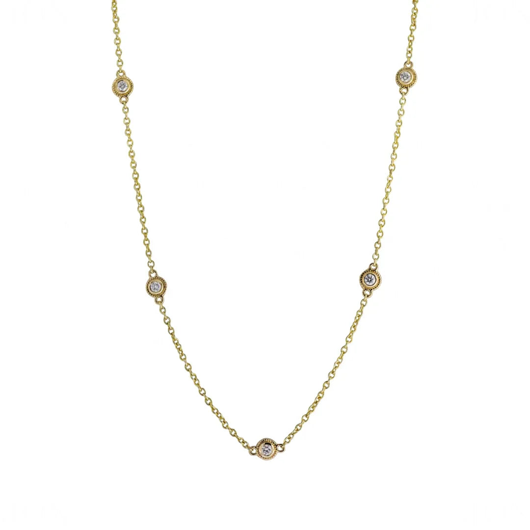 Diamond By The Yard Necklace