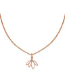 Lotus Charm Necklace