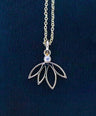 Lotus Charm Necklace