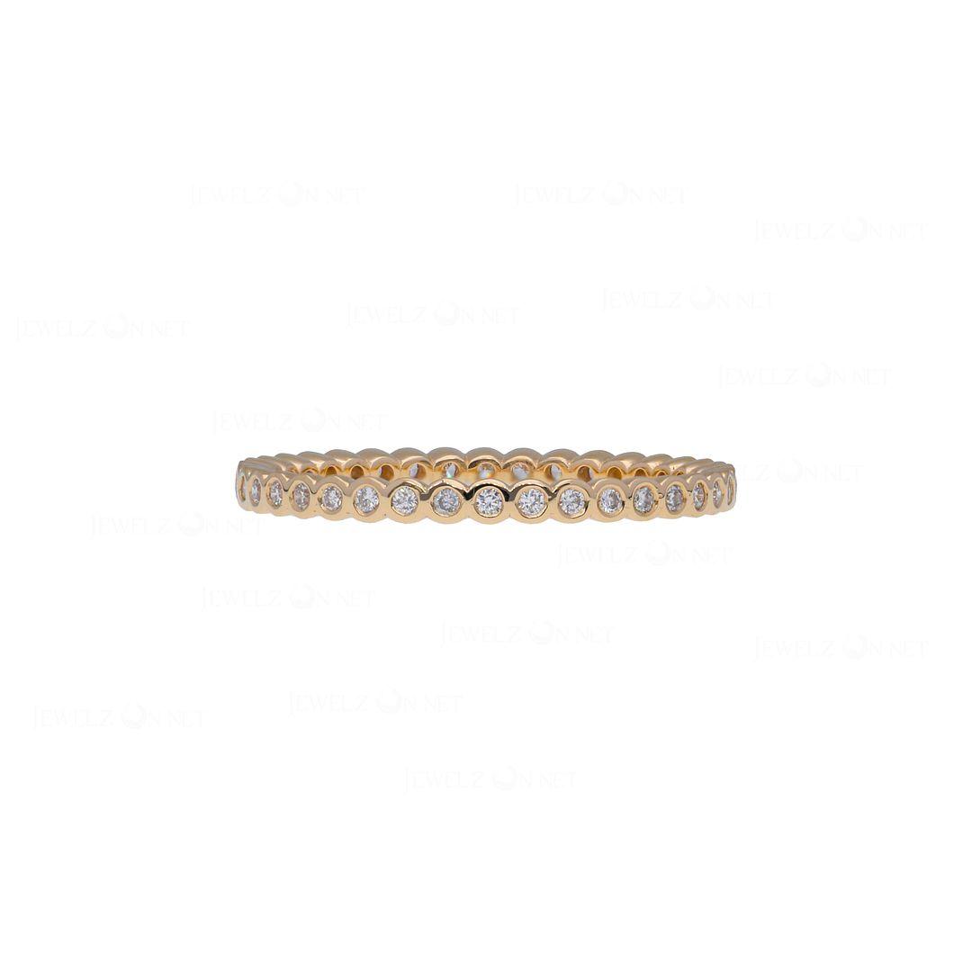 Diamond Beaded Eternity Band