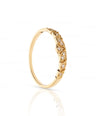 14K Gold 0.08 Ct. Genuine Diamond Crown Wedding Ring Fine Jewelry Size-3 to 8 US