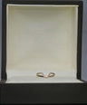 14K Yellow Gold 0.12 Ct. Genuine Diamond Chevron Design Ring -5 US