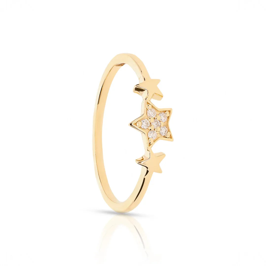 Star Triumvirate Ring