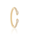 Marquise Diamond Open Cuff Ring