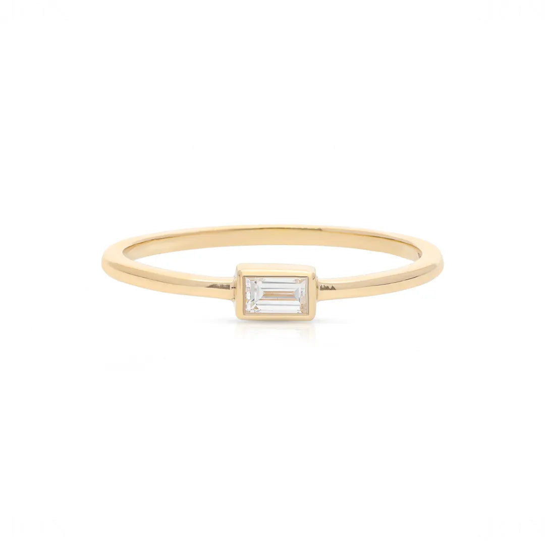 Neptune Baguette Diamond Ring