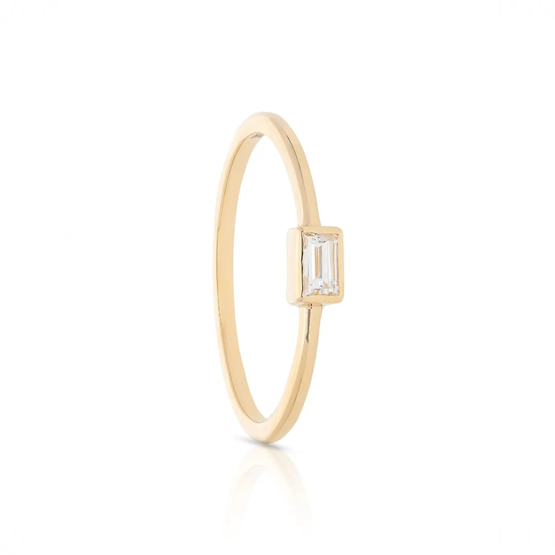 Neptune Baguette Diamond Ring