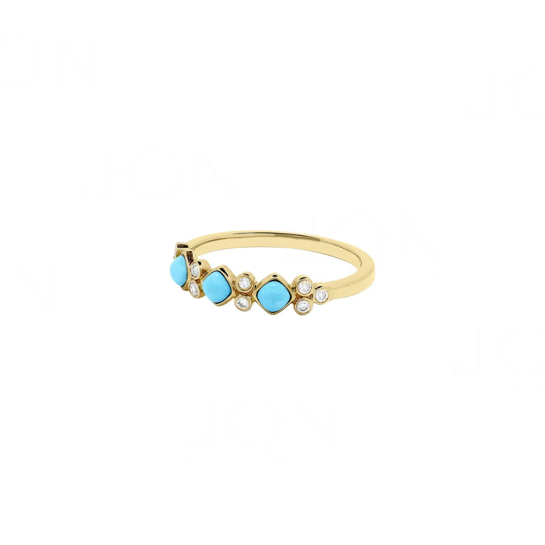 Turquoise Art Deco Ring