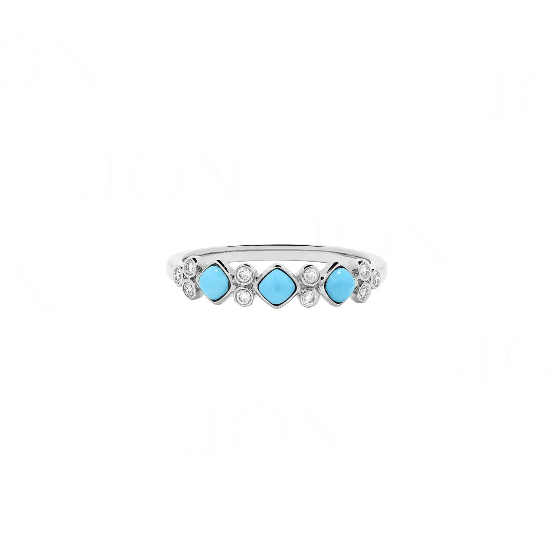 Turquoise Art Deco Ring