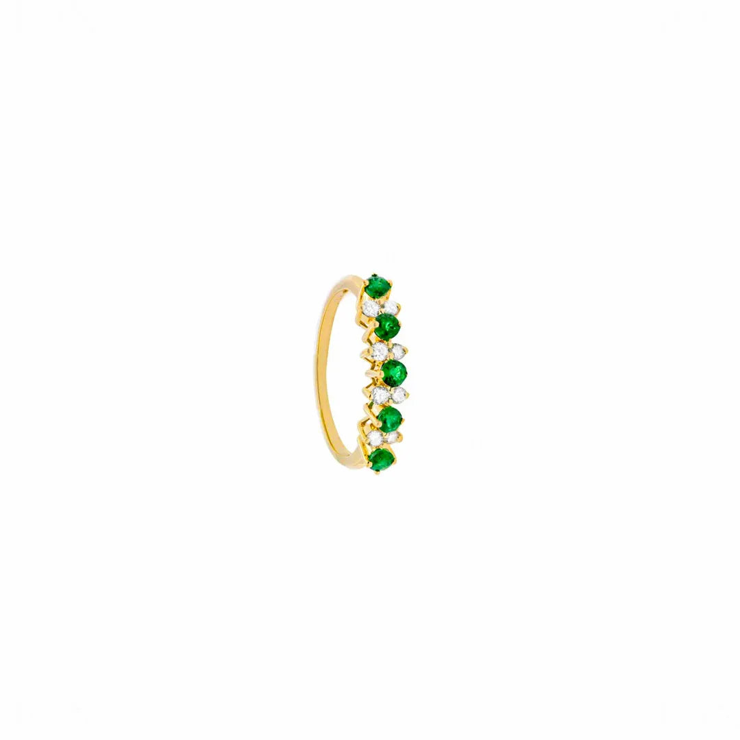 Diamond Emerald Ring