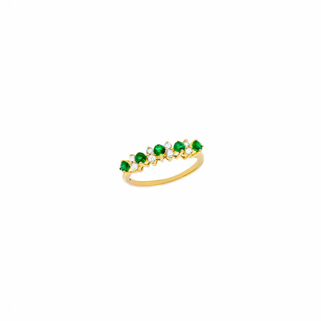 Diamond Emerald Ring