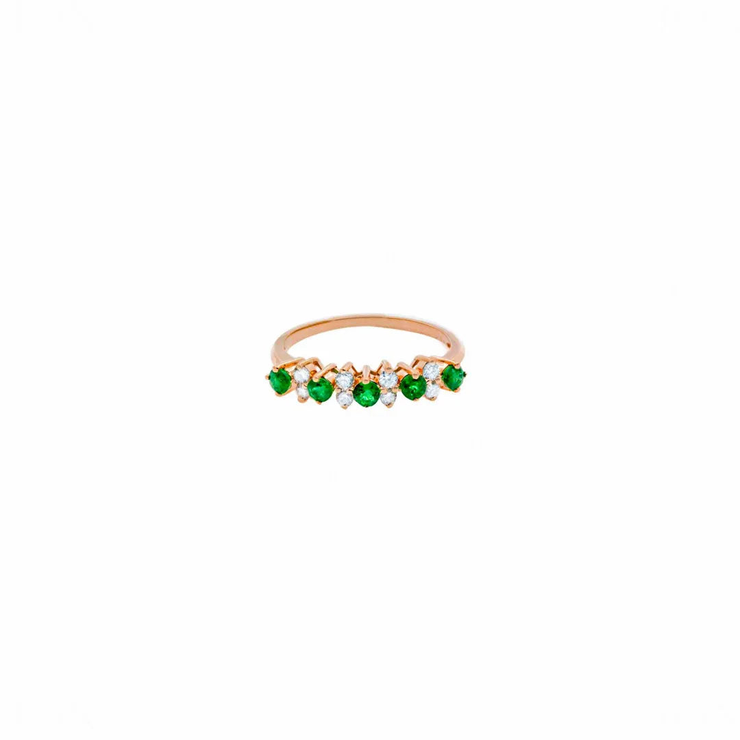 Diamond Emerald Ring