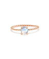 Moonstone Ring | Twisted Rope Band