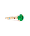 Emerald and Multi-Color Stone Ring|14k Gold