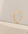 14K Plain solid gold full eternity band ring fine jewelry